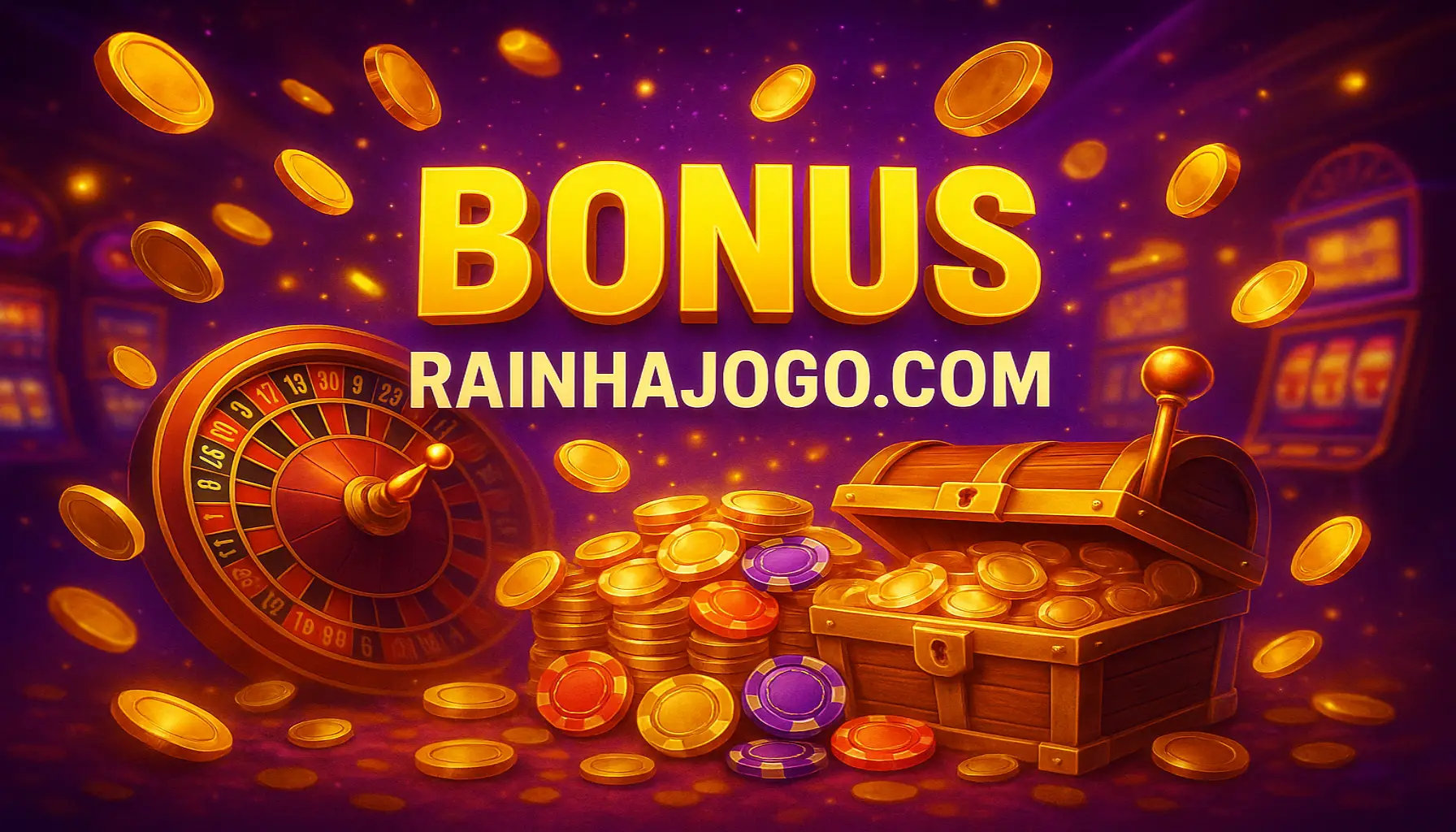 O bônus promocional RAINHAJOGO.COM é uma ótima maneira de começar sua aventura