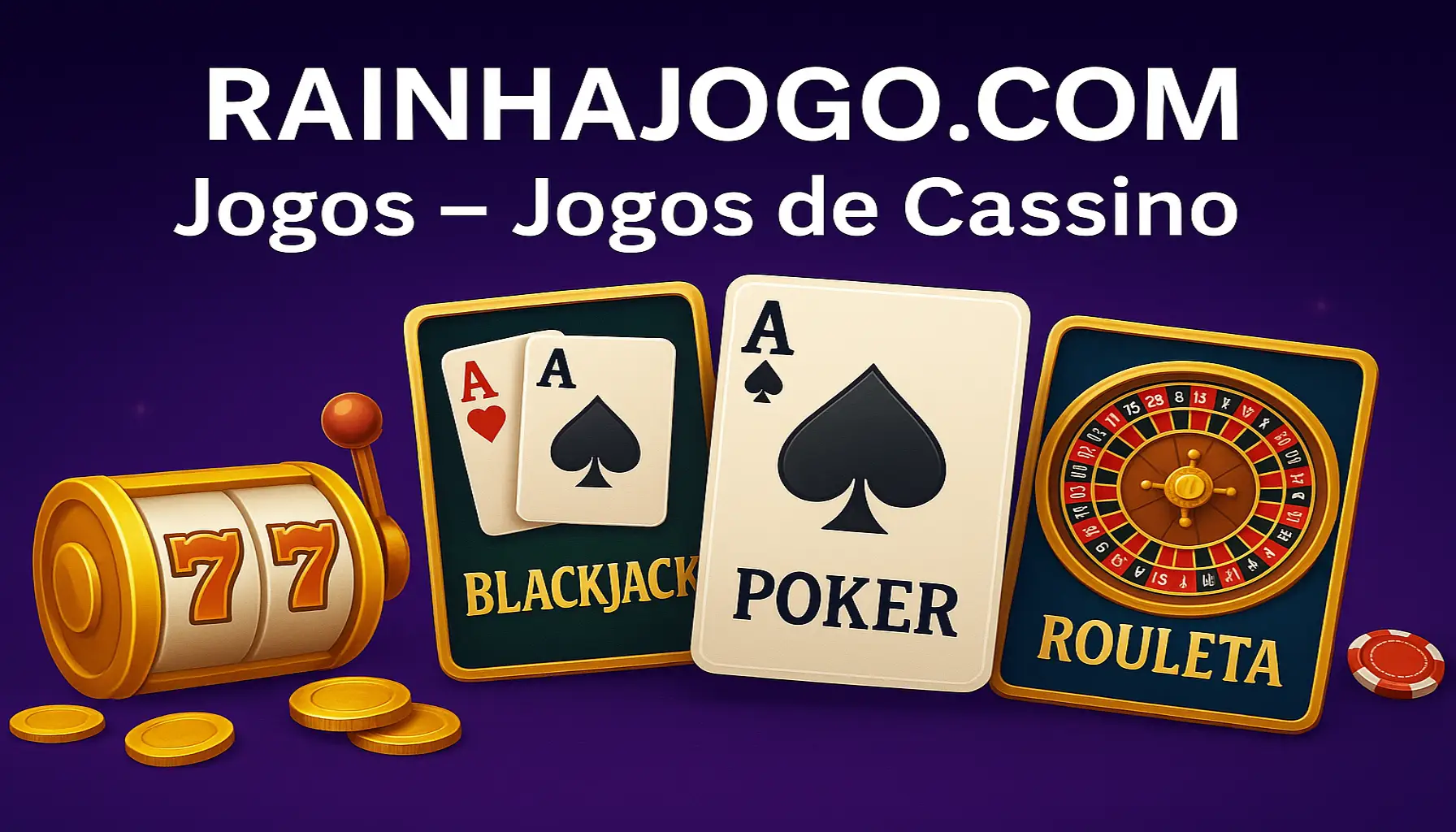 Jogos de cassino online inovadores e emocionantes na RAINHAJOGO.COM